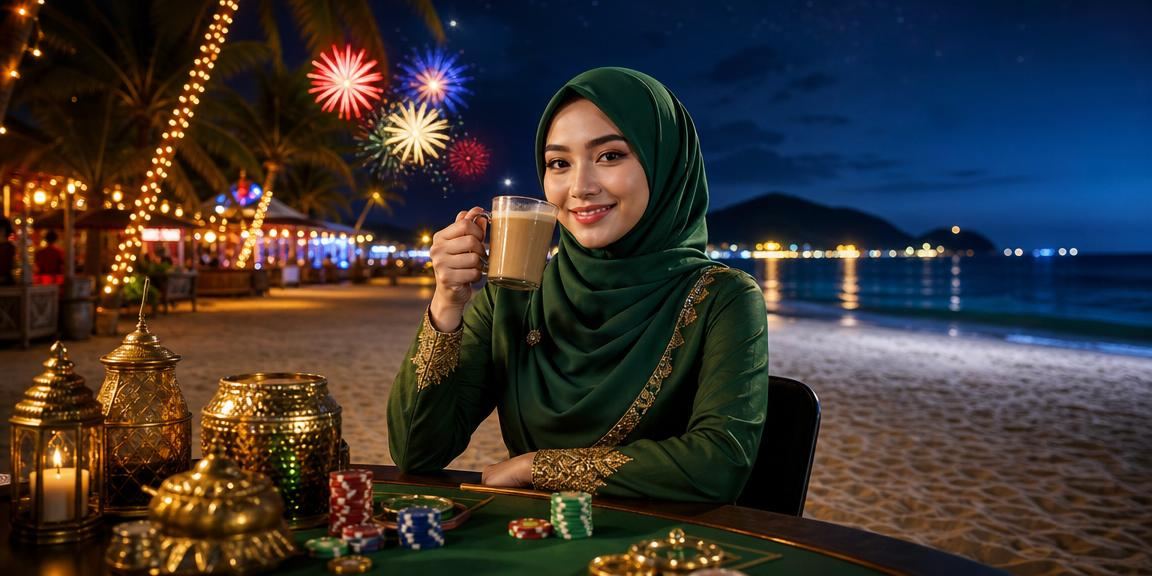 Pemain mengakses aplikasi kasino poker di Langkawi melalui telefon pintar